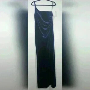 NEW REVELRY JADE VELVET DRESS.